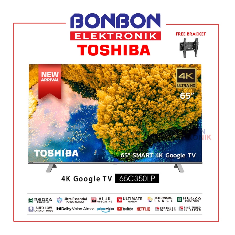 TOSHIBA Smart TV 65 Inch 65M550LP AI 4K Ultra HD Smart QLED/ 65M550