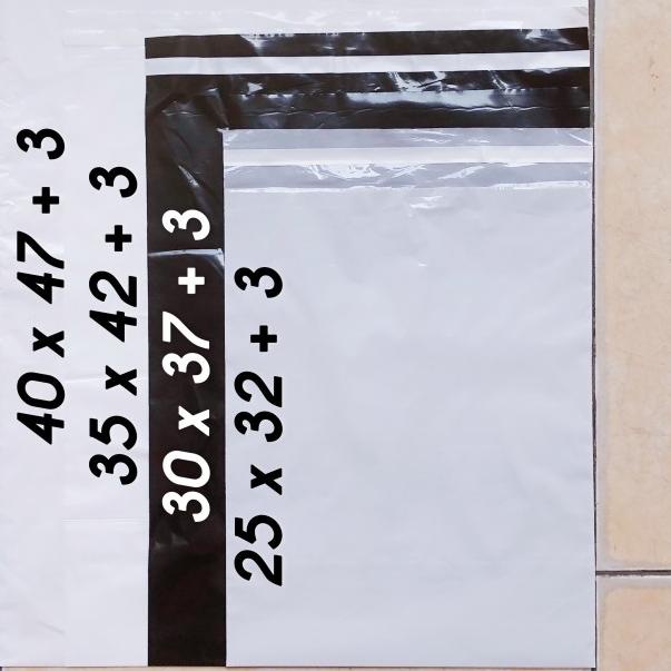 

plastik packing POLYMAILER 40x50 0.4 100 lembar plastik lem - Hitam