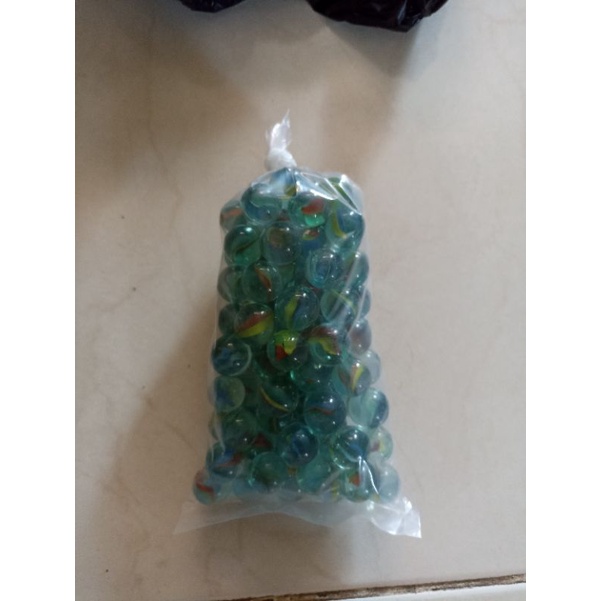 Kelereng Gundu Belimbing Bening Mainan anak jadul isi 100 pcs