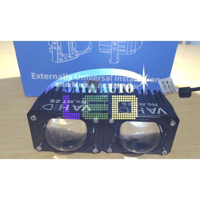 Lampu Tembak VAHID mt26 | Foglamp Led VAHID | Led Projector 2 warna TERLARIS TERPERCAYA ORIGINAL