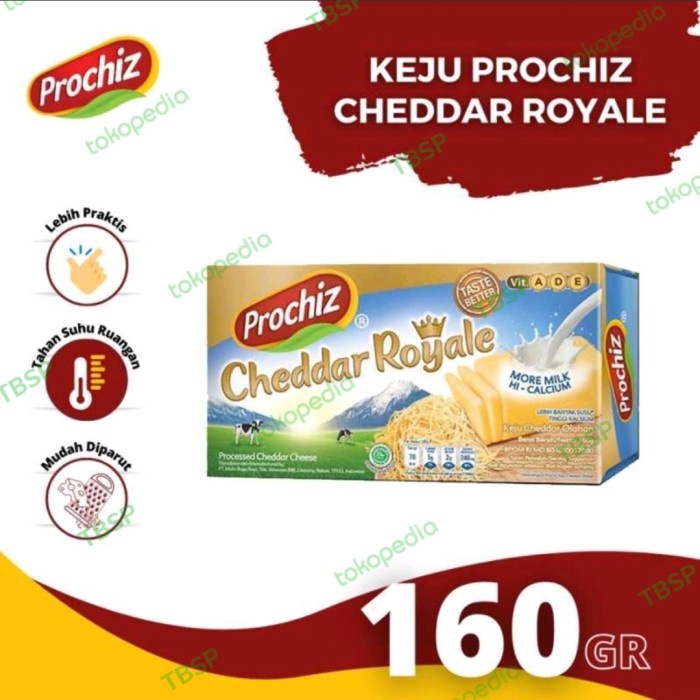 

T0P KEJU PROCHIZ CHEDDAR ROYALE CHEESE PROCESSED CHEDDAR CHEESE NICE