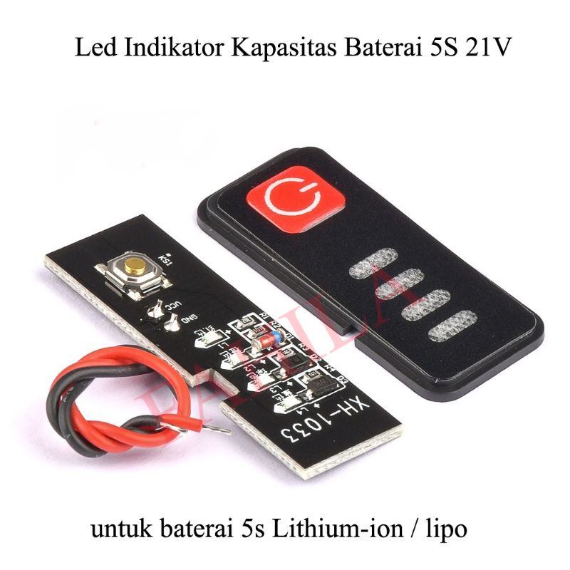 Led Indikator 21V 5s Led indikator baterai 5s Baterai Cordless