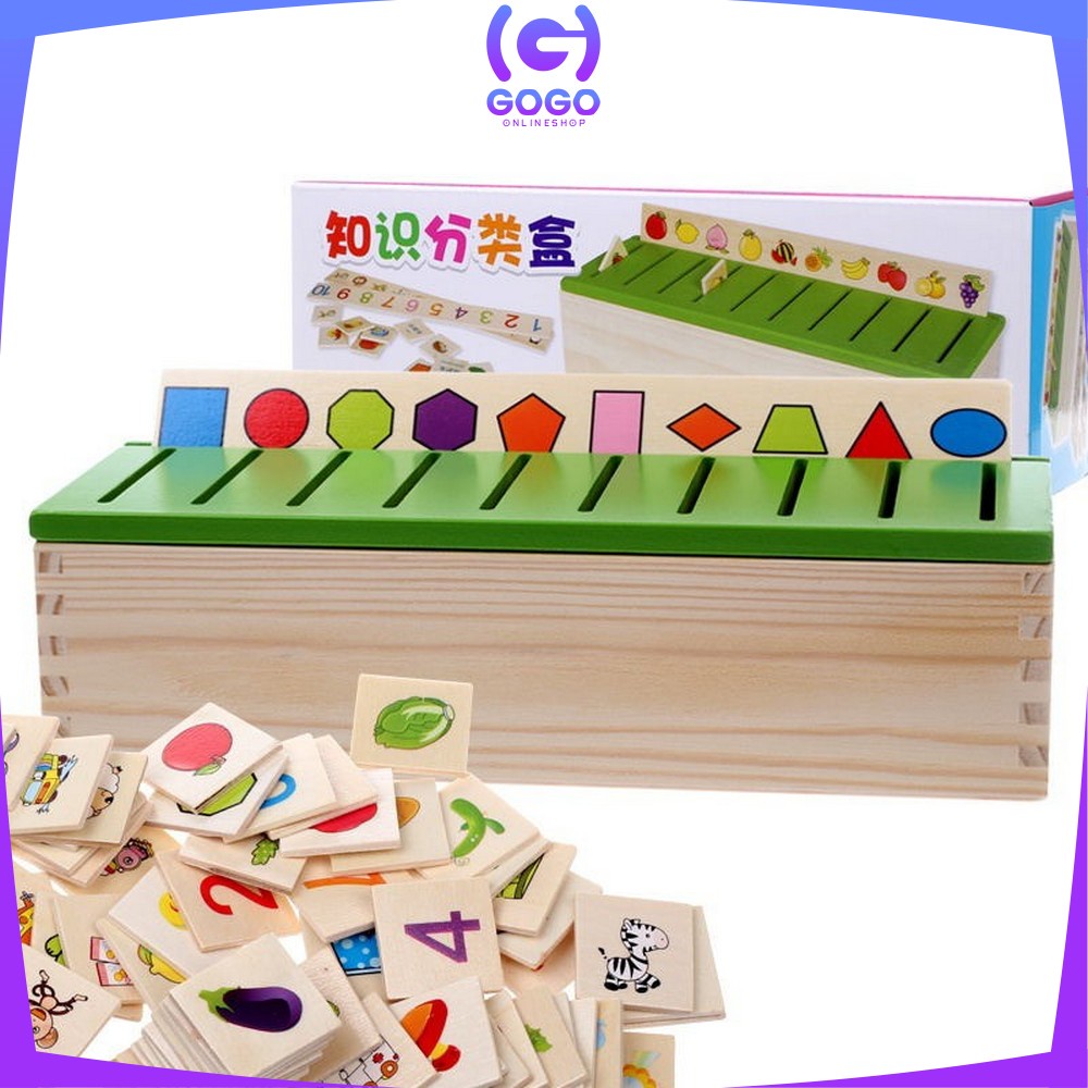 GOGO-M176 Mainan Anak Puzzle Kayu Mainan Edukasi Bergambar Montessori Toys / Puzzle Anak Wooden Toys