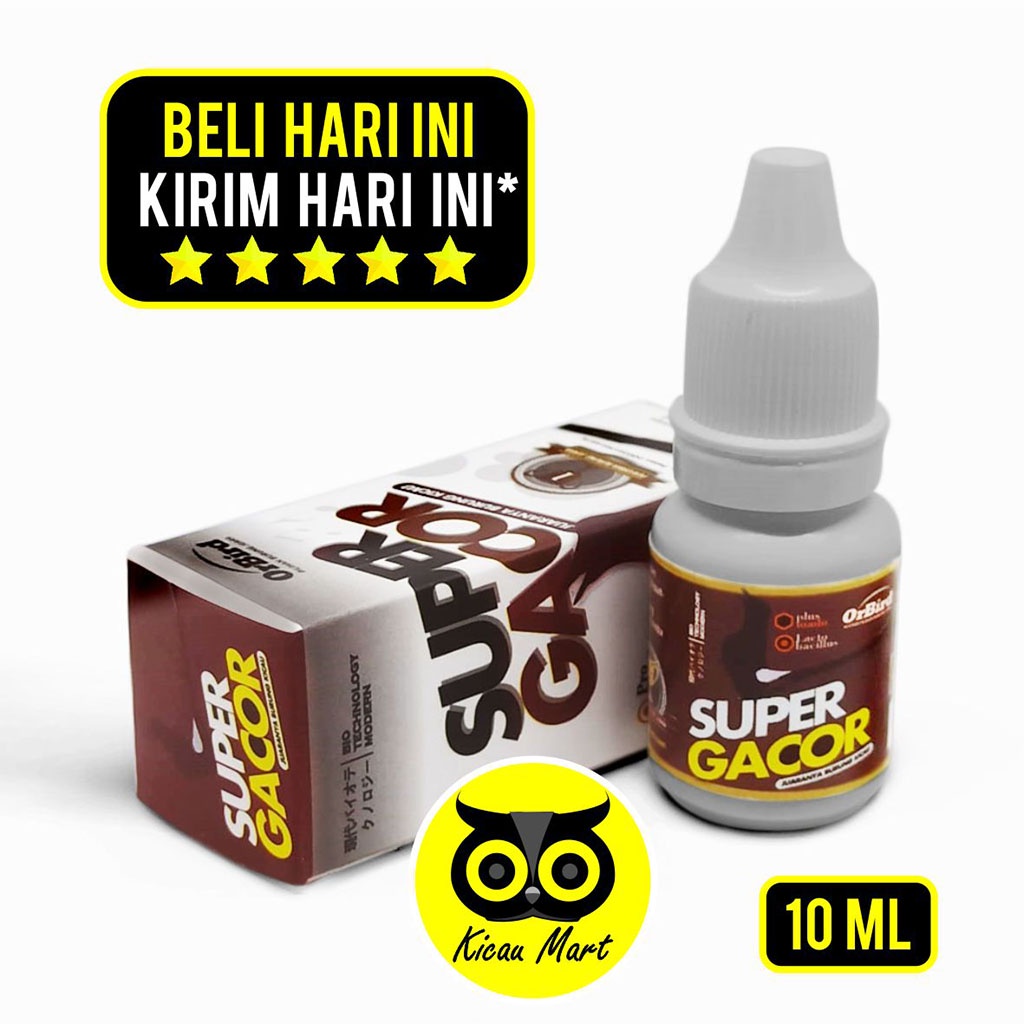 VITAMIN OBAT BURUNG MURAI KACER PLECI MACET BUNYI LESU SUPER GACOR ORBIRD PENAMBAH POWER VTNSPGC