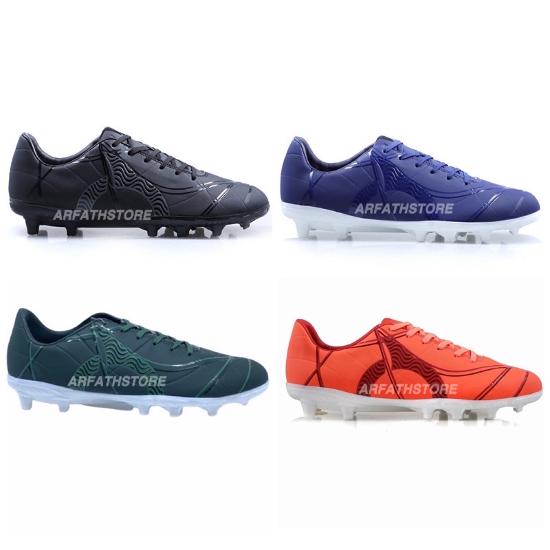 sepatu Bola ORTUSEIGHT ZENITH FG Black Blue Green