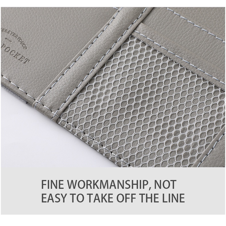 6warna Tersedia Kacamata Hitam Mobil visor organizer holder auto multi-Saku bill pen Klip Kartu Nama handbag Aksesoris Tas interior