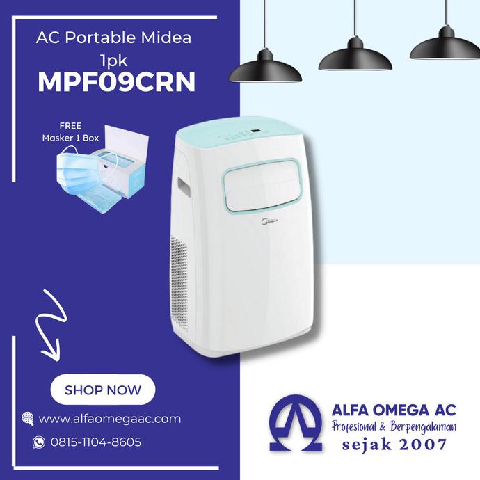 Ac Portable Midea 1Pk Mpf09Crn