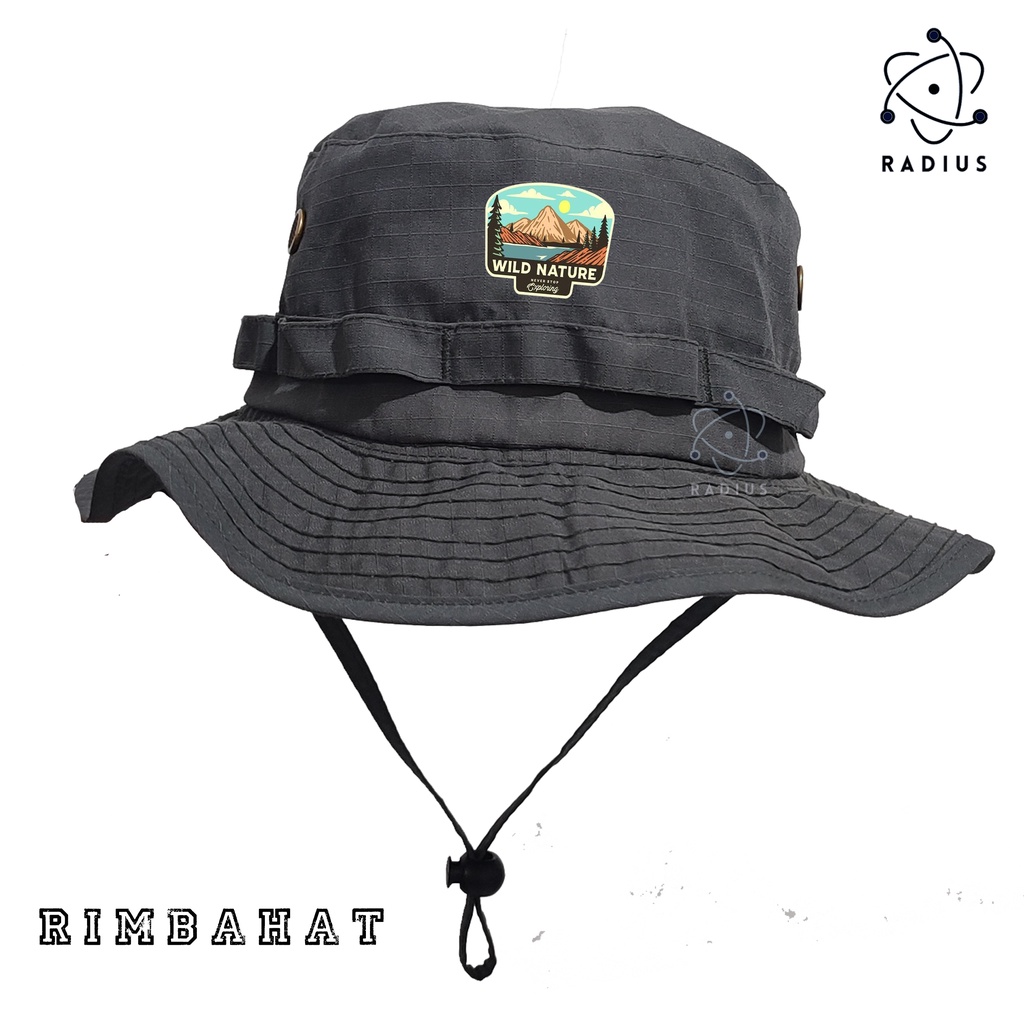 (COD)TOPI RIMBA Topi Rimba Topi Gunung Pria Wanita Unisex Premium Original Camp Wild Nature