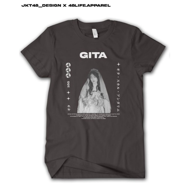 T-SHIRT GITA JKT48/KAOS JKT48