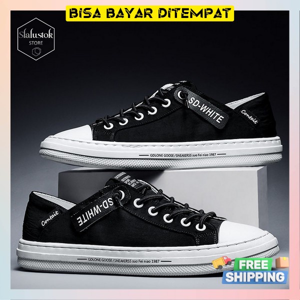 Sneakers Cowok Korea Sptyu Cwok Kekinian Sapatu Casual Terbaru Spetu Laki2 Murah Berkualitas Snekers