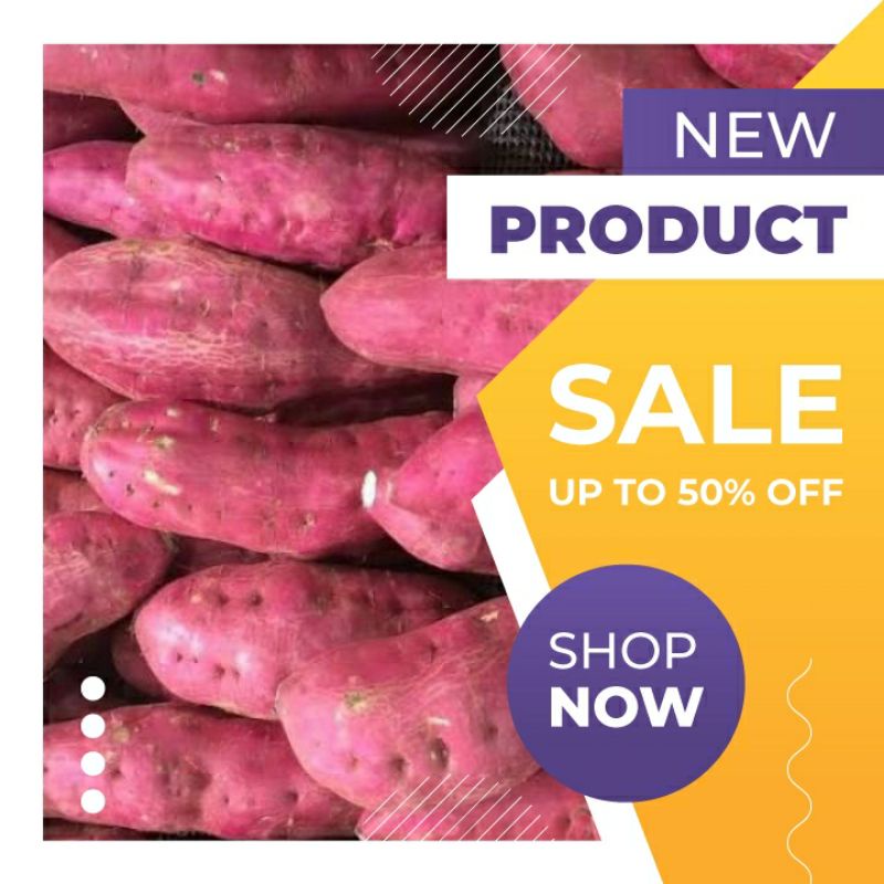 

ubi ungu hasil tani 1kg