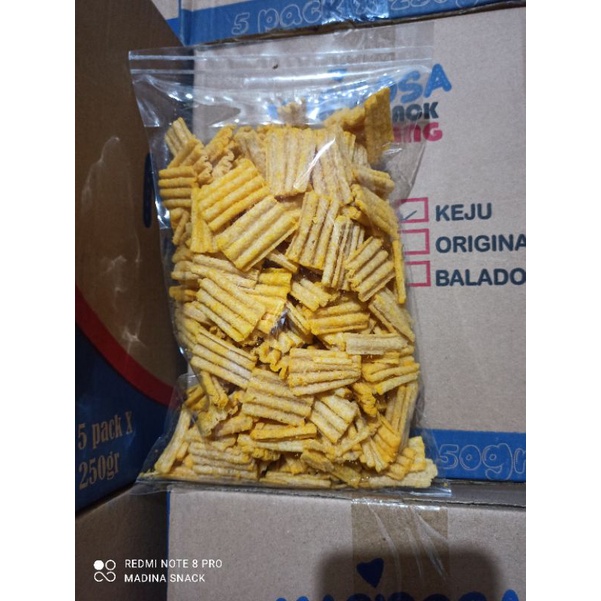 

keripik kentang rasa jagung bakar 220gr