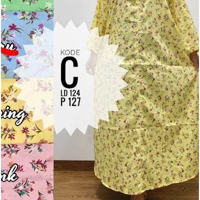 NEW!! Longdress Daster Lengan Panjang Katun Jepang Lokal Pretty Girl B