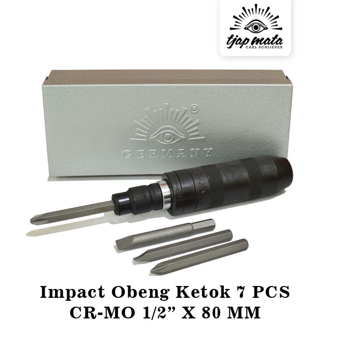 TJAP MATA / CAP MATA Impact Obeng Ketok Set 7 PCS