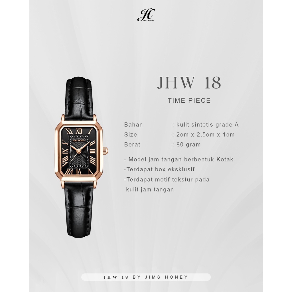 Jam Tangan Wanita Jims Honey JHW 18 Arloji Pria Original Murah Import Trendy Terbaik