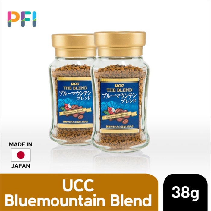 

UCC BLUE MOUNTAIN BLEND 38G INSTANT COFFEE BUNDLE 2PCS