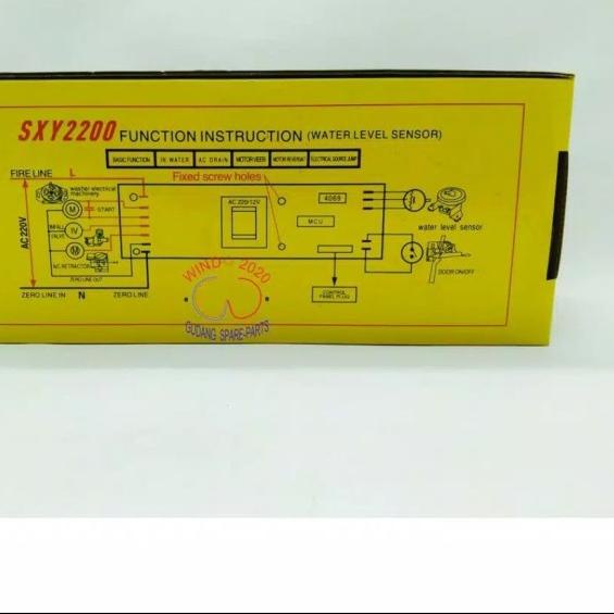 PCB UNIVERSAL SXY2200 | MODUL MULTI MESIN CUCI SXY2200 | PCB MESIN CUC