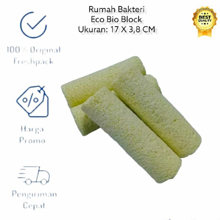 MOMOGI BESAR ECO BIO BLOCK BULAT 15,5 X 3,8 CM FILTER MEDIA RUMAH BAKTERI