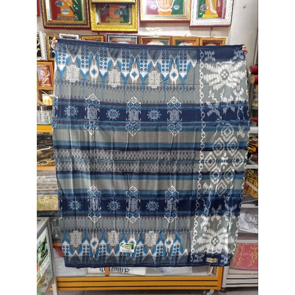 Kain Sarung Lamori Darussalam motif pintu Aceh / sarung khas Aceh