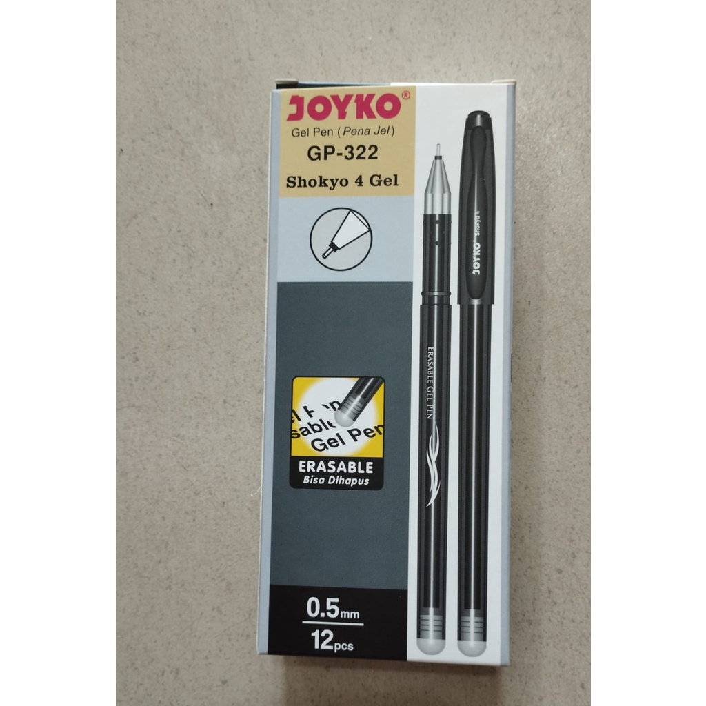 

Pulpen Joyko GP-322 Shokyo 4 Gel Erasable