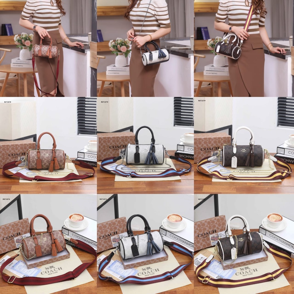 Coa Crossbody Mini Leather Shoulder Bag R87107