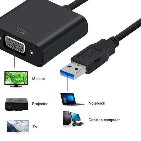 CONVERTER USB 3.0 TO VGA (USB TO VGA)