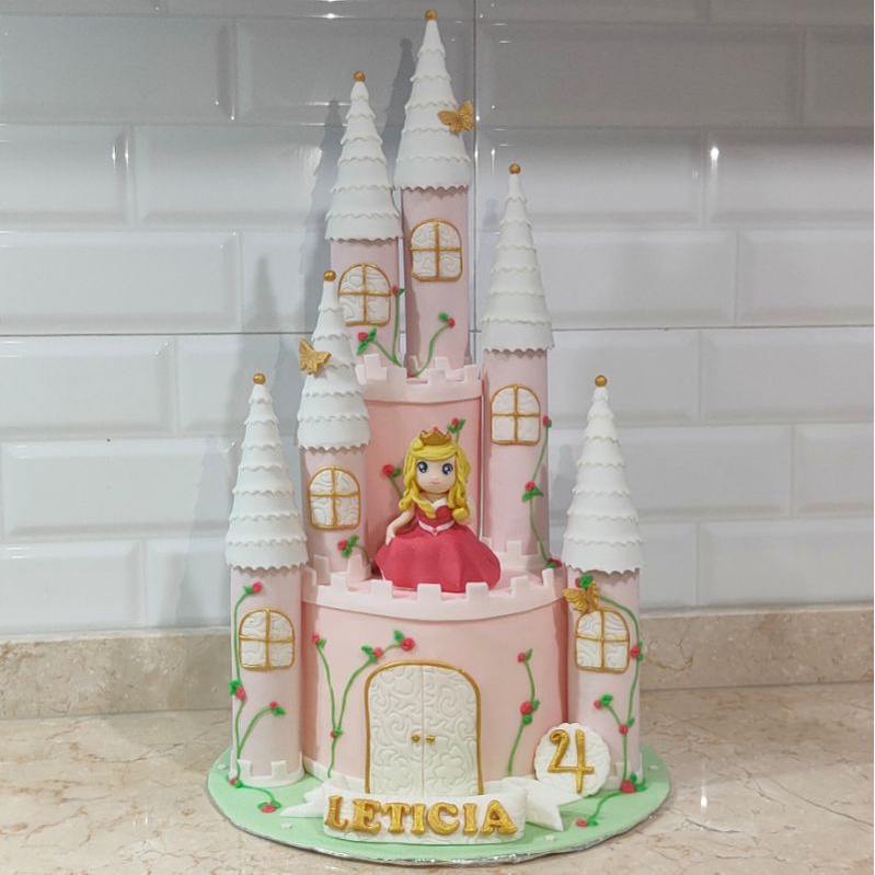 

Princess Aurora Castle Custom Cake