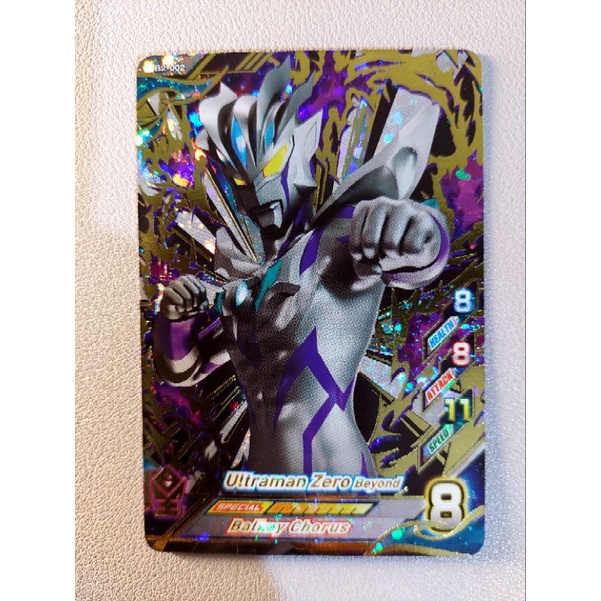 Ultraman Card R/B Versi 2 Ultra Rare B2-02 Ultraman Zero Beyond