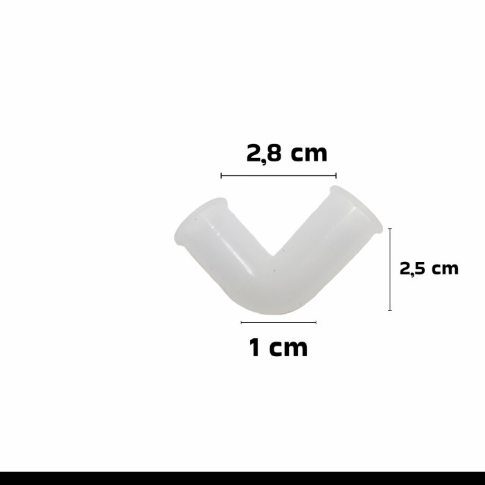 Pipa Selang Karet V 2,8Cm Miyako Dispenser Wdp200 Wdp300 Wdp 200 300