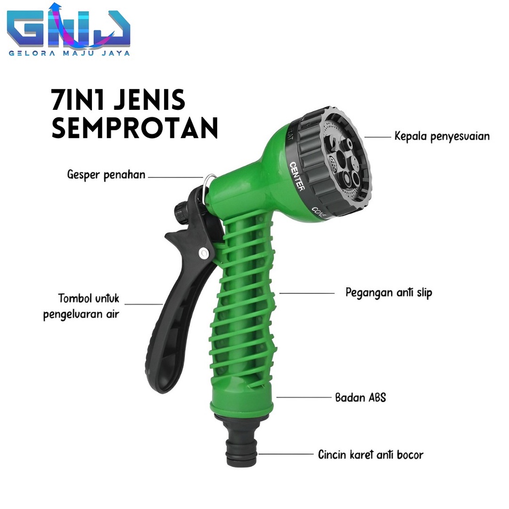 #TERMURAH Semprotan Air 7 Posisi/ Semprotan Selang Cuci Motor Mobil/ Nozle Sprayer/Semprotan Taman/N