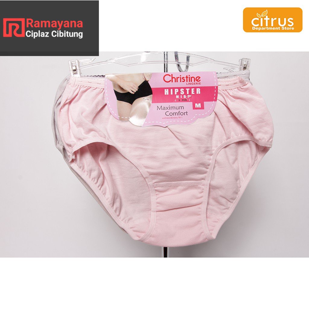 Christine Sister CPY 001752 Celana Dalam Wanita Random (Isi 3pc) Ramayana Cibitung