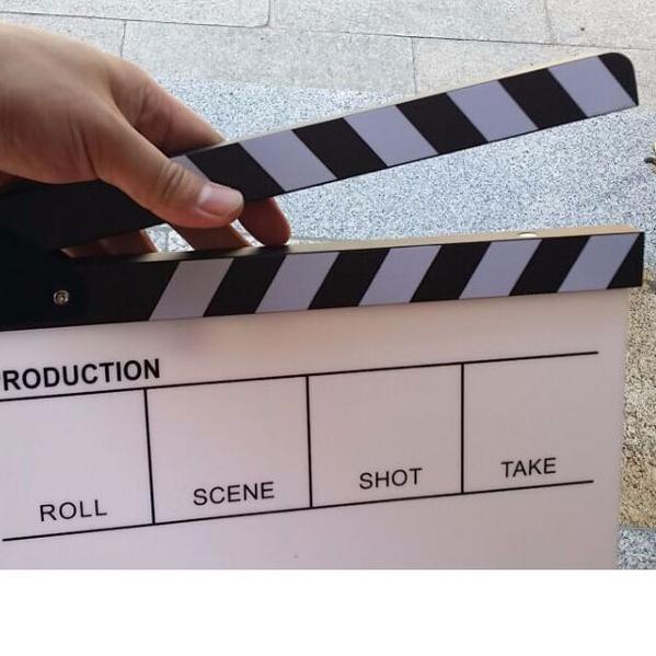 

Profesional Clapper Board Colorful Acrylic - White