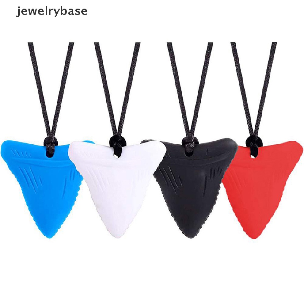 Mainan Kunyah Bentuk Segitiga Bahan Silikon Untuk Anak Autis