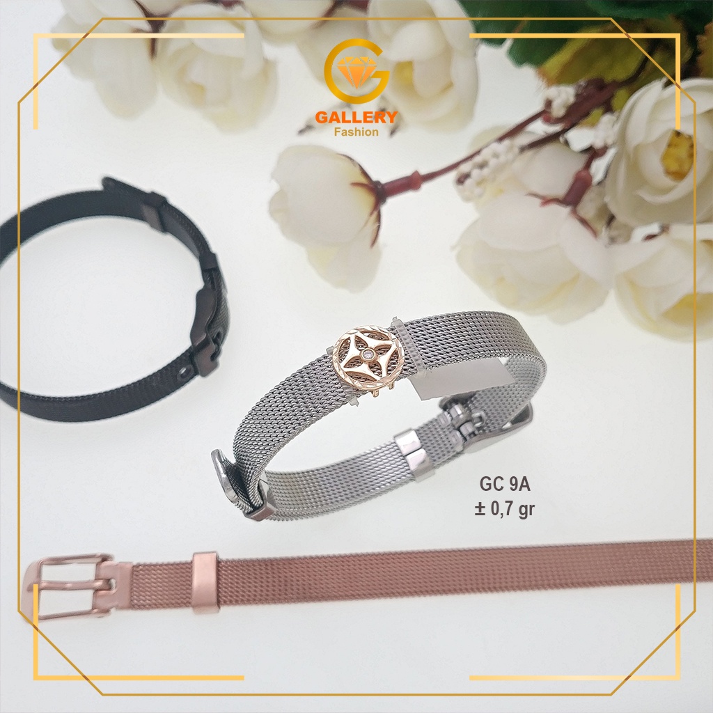 GELANG CHARM EMAS ASLI KADAR 300 (6K) DAN 8K (300) KODE GC 9A COCOK UNTUK ANAK REMAJA HINGGA DEWASA