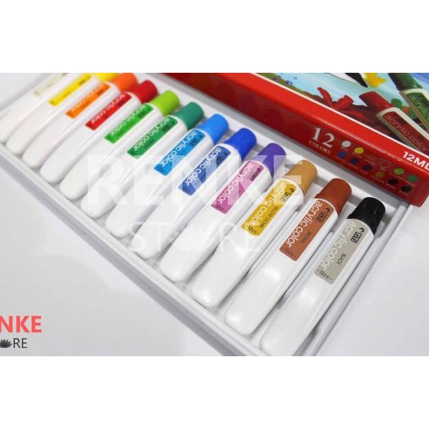 

Paket Menggambar / Lukis - Cat Acrylic / Akrilik Titi Kuas Palet Set