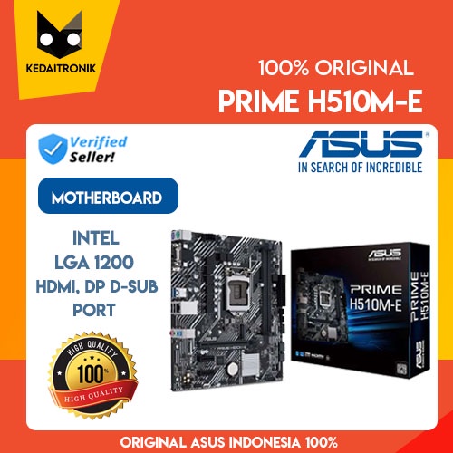 Jual Motherboard Asus Prime H M E M Atx Lga Hdmi Dp D Sub Asus H Shopee Indonesia