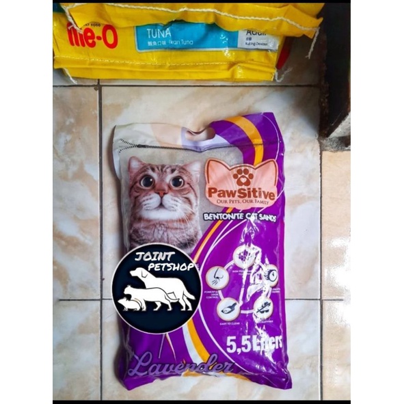 PAKET 3 KARUNG Pasir Pawsitive 5,5L All Variant / Pasir Wangi Gumpal Pawsitive 5,5l