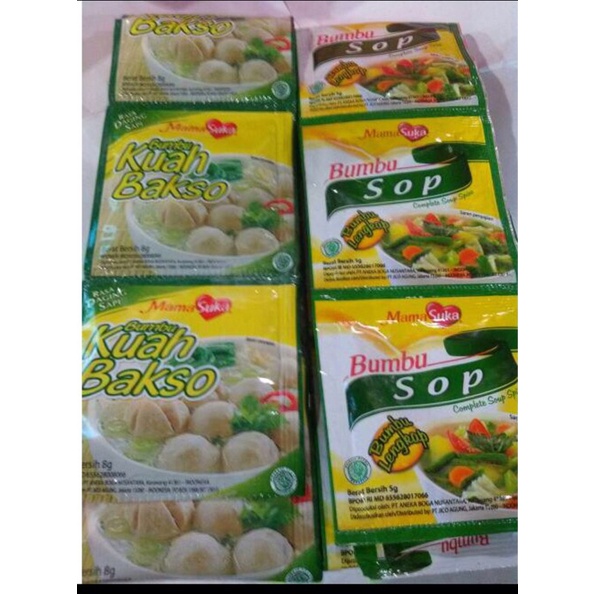 

bumbu sop dan kuah bakso 1 renceng 12