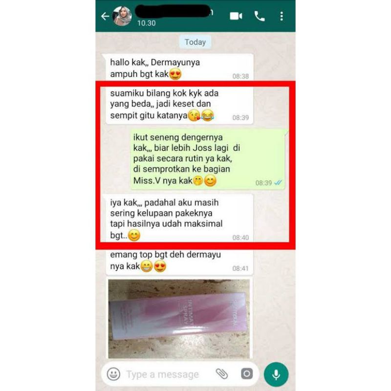 Dermayu Perapat Miss V Perapat Vagina Kewanitaan Penyempit Miss V Menghilangkan bau Keputihan