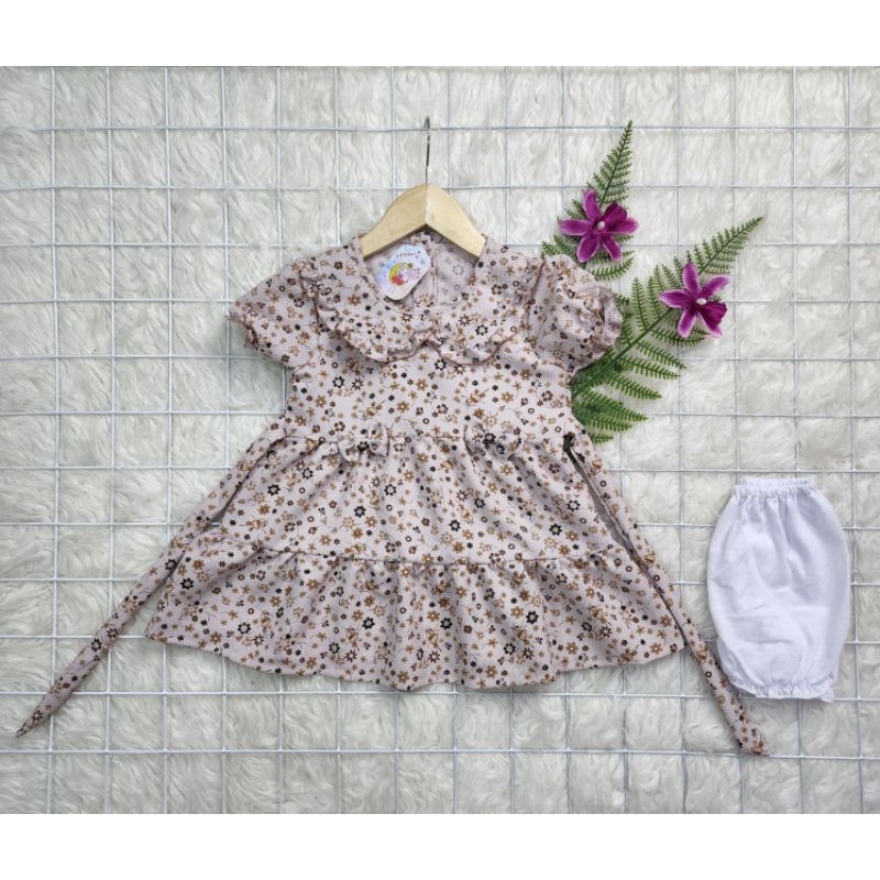 baju bayi perempuan Dress crinckle