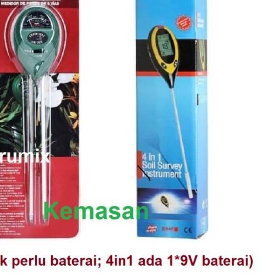 Soil Analyzer Tester Meter Alat Ukur PH Tanah 4 in 1 4in1 Digital