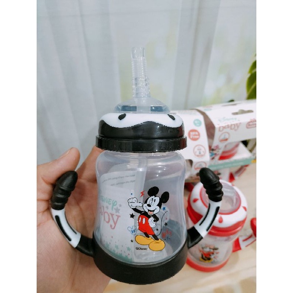 Disney Baby Bunny Botol Minum Anak Dengan Sedotan Dan DOT Sippy Di lengkapi dengan Pegangan Botol BPA Free 210 Ml