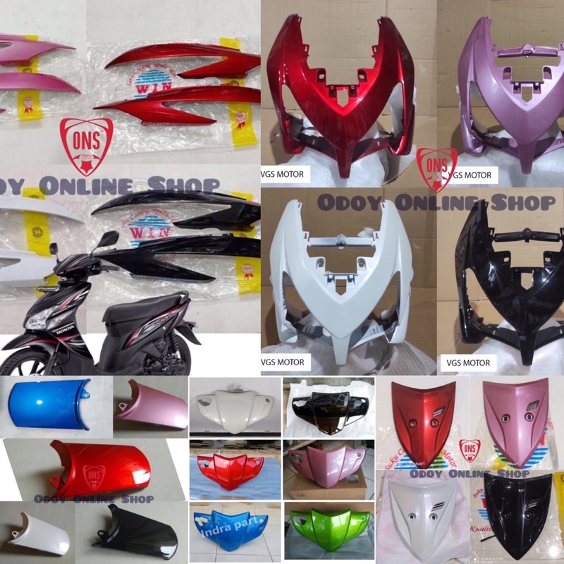 Paket cover bodi Body halus Vario 110 cw lama karbu 2007 2008-2012 non original