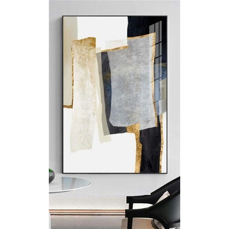 lukisan dinding abstrak Besar ruang tamu 120 x 70 Plus Frame