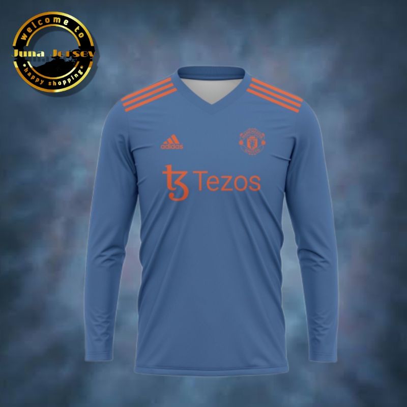 KAOS JERSEY BOLA MU TRAINING TERBARU 2022 2023 BAJU BOLA LENGAN PANJANG FREE NAMA DAN NO PUNGGUNG
