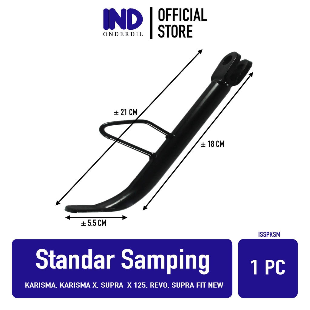 Standar/Setandar Samping/Pinggir/1 Supra X 125/Karisma/Revo/Supra Fit New/Kharisma X