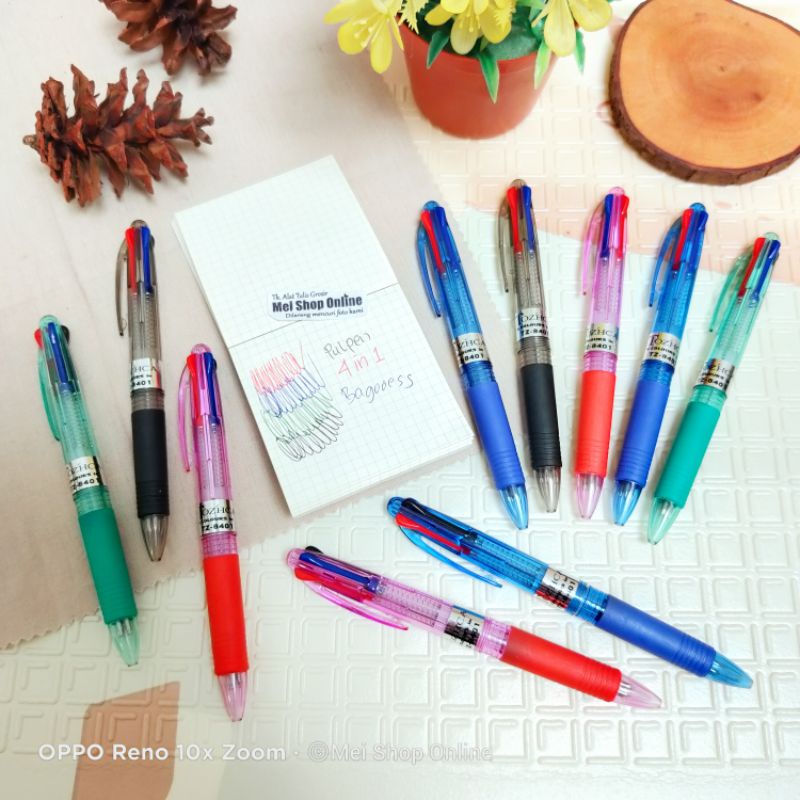 

Pulpen Cetek 4in1 Warna Warni Murah (1Biji)