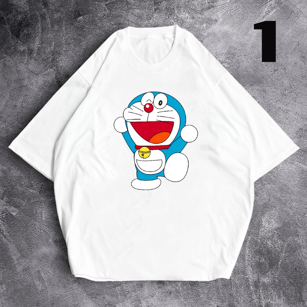 GSC - Kaos Oversize DORAEMON SERIES / Kaos Oversize Bahan Cotton 24S