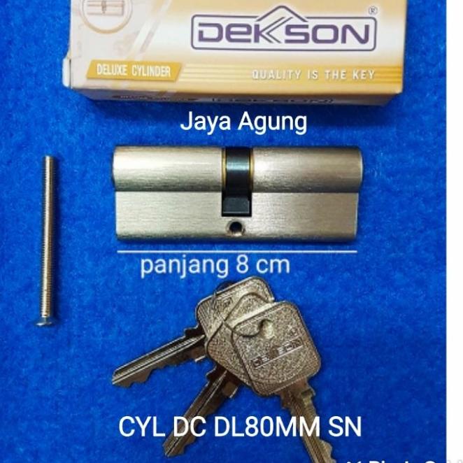 cylinder Dekson DC DL 80mm 8 cm SN /Kunci Silinder Dekson