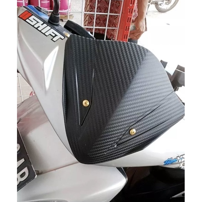 NEW Visor windshield honda beat fi esp focus HITAM KILAT dan karbon VISOR BEAT FI BEAT ESP VISOR ANTI PECAH